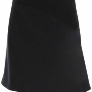 GIVENCHY MINI WRAP SKIRT 36 Black Wool