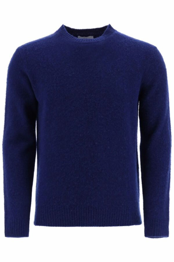 GM77 WOOL SWEATER L Blue Wool