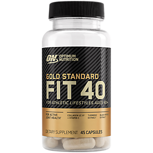 GOLD STANDARD® FIT 40 Collagen, Vitamin C and Turmeric - Supports Active Joint Health (45 Capsules)