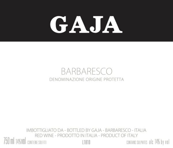 Gaja 2016 Barbaresco - Nebbiolo Red Wine