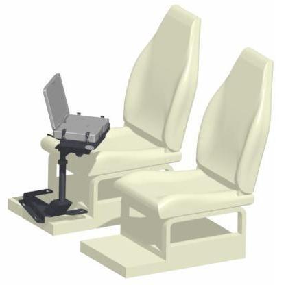 Gamber-Johnson Universal Laptop Mounting System for Ford F-150 (GJI-DS-112-NP4)