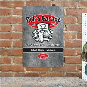 Garage Repair Personalized Wall Sign