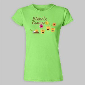 Garden Personalized Womens Fitted T-Shirt