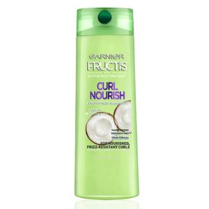 Garnier Fructis Curl Nourish Curl Nourish Sulfate-Free Shampoo Infused with Coconut Oil and Glycerin - 12.5 fl oz