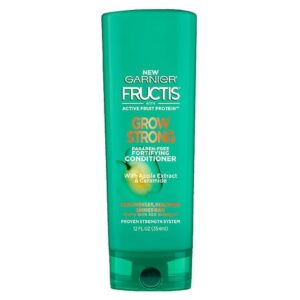Garnier Fructis Grow Strong Conditioner, For Stronger, Healthier, Shinier Hair - 12.0 fl oz