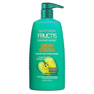 Garnier Fructis Grow Strong Conditioner, For Stronger, Healthier, Shinier Hair - 33.8 fl oz