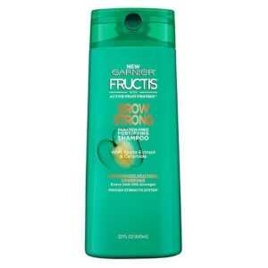 Garnier Fructis Grow Strong Shampoo, For Stronger, Healthier, Shinier Hair - 22.0 fl oz