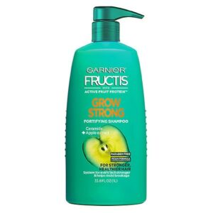 Garnier Fructis Grow Strong Shampoo For Stronger, Healthier, Shinier Hair - 33.8 fl oz