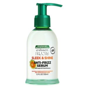 Garnier Fructis Sleek & Shine Anti-Frizz Serum, Frizzy, Dry, Unmanageable Hair - 5.1 fl oz