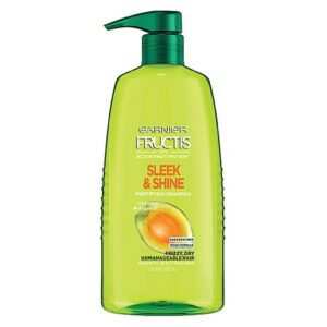Garnier Fructis Sleek & Shine Shampoo, Frizzy, Dry, Unmanageable Hair - 33.8 fl oz