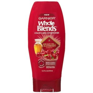 Garnier Whole Blends Conditioner with Argan Oil & Cranberry Extracts, Color Care - 12.5 oz