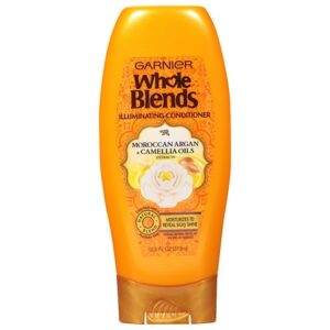 Garnier Whole Blends Conditioner with Moroccan Argan & Camellia Oils Extracts - 12.5 oz