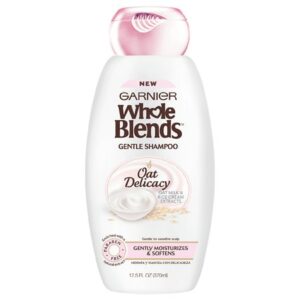 Garnier Whole Blends Gentle Shampoo Oat Delicacy, For Fine to Normal Hair - 13.0 fl oz