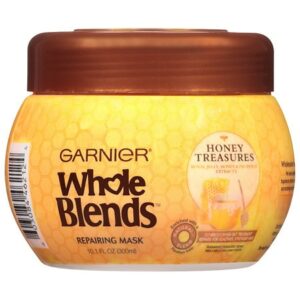Garnier Whole Blends Repairing Hair Mask Honey Treasures, For Damaged Hair - 10.1 oz