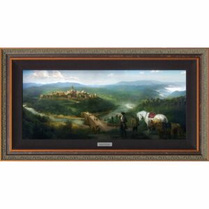 ''Gaston and LeFou's Arrival'' Limited Edition Gicle Beauty and the Beast Live Action Film Official shopDisney