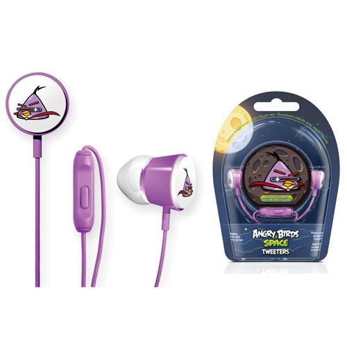 Gear4 Angry Birds Deluxe Tweeters Earbud for Apple iPad / iPhone / iPod (Laser Bird)