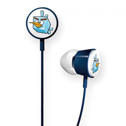 Gear4 Angry Birds Space Tweeters Earbud for Apple iPad / iPhone / iPod (Ice Bird)