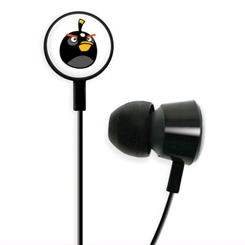 Gear4 Angry Birds Tweeters Earbud for Apple iPad / iPhone / iPod (Black)