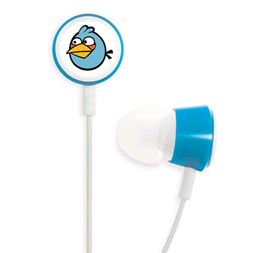 Gear4 Angry Birds Tweeters Earbud for Apple iPad / iPhone / iPod (Blue)