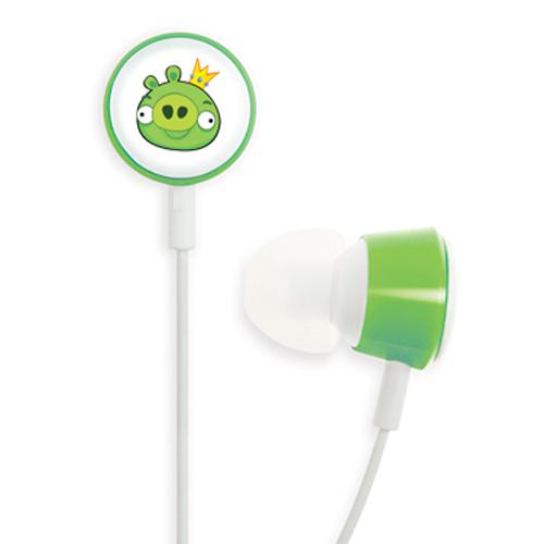 Gear4 Angry Birds Tweeters Earbud for Apple iPad / iPhone / iPod (Green)