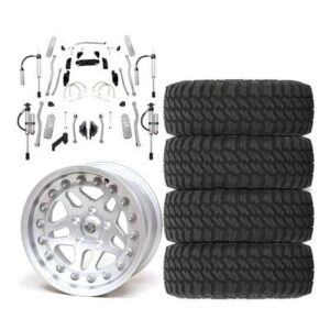 Genuine Packages Rubicon Express 3.5" Extreme-Duty Lift Kit with Hutchinson D.O.T. Beadlock Wheels and Pro Comp Xtreme MT2 Tires - JEEPJKPKG4