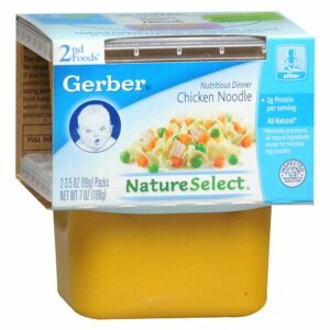 Gerber Nature Select 2nd Foods Nutritious Dinner Baby Food Chicken Noodle - 3.5 oz x 2 pack