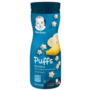 Gerber Puffs Cereal Snack Banana Banana - 1.48 oz