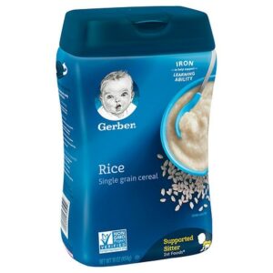 Gerber Rice Cereal Single Grain - 16.0 oz