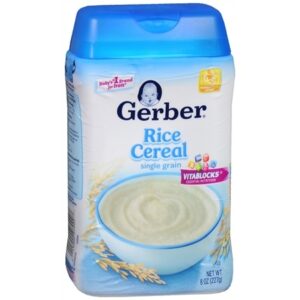 Gerber Single Grain Cereal Rice - 8.0 oz