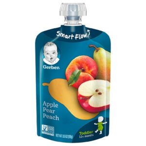 Gerber Toddler Pouch Apple Pear Peach - 3.5 oz