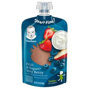 Gerber Toddler Pouches Fruit & Yogurt Very Berry - 3.5 oz