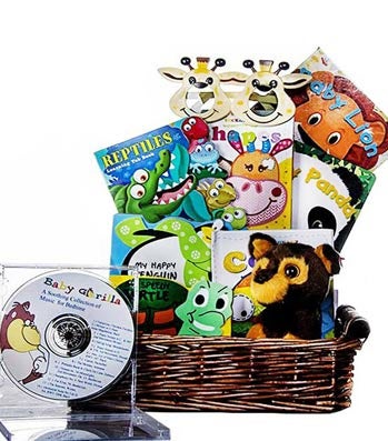 Gift Baskets - Baby Jungle Books Basket - Regular