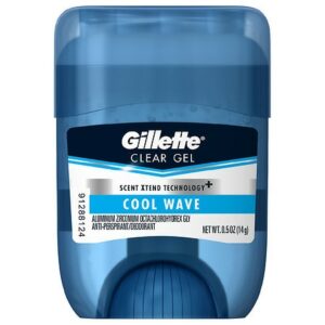 Gillette Clear Gel Antiperspirant and Deodorant Cool Wave - 0.5 oz