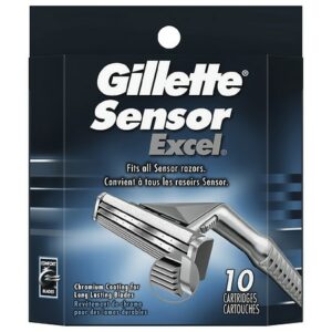 Gillette Sensor Excel Razor Refill Cartridges - 10.0 ea