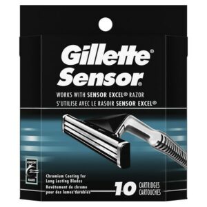 Gillette Sensor Razor Refill Cartridges - 10.0 ea