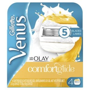 Gillette Venus ComfortGlide with Olay Womens Razor Refill - 4.0 ea