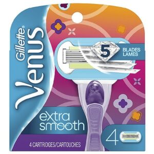 Gillette Venus Extra Smooth Razor Blade Refills - 4.0 ea