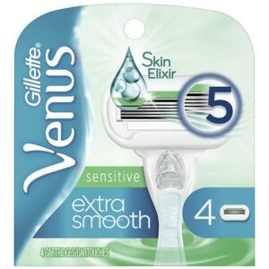 Gillette Venus Extra Smooth Sensitive Razor Blade Refills - 4.0 ea
