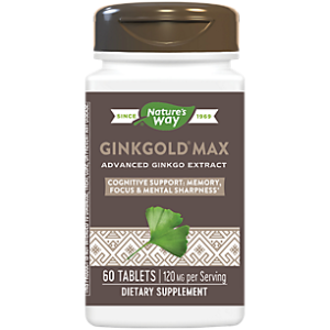 Ginkgold Max for Mental Sharpness - 120 MG (60 Tablets)