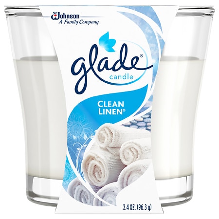 Glade Candle Clean Linen - 3.4 oz