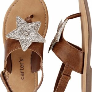 Glitter Star Sandals