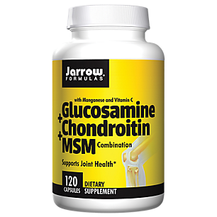 Glucosamine Chondroitin MSM with Manganese & Vitamin C - Supports Joint Health (120 Capsules)