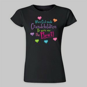 God Gave Me the Best Personalized Womens FittedT-Shirt