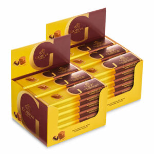 Godiva Milk Chocolate Caramel Bar, Pack of 48, 1.5 oz each Dark Chocolate