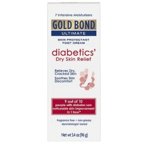 Gold Bond Ultimate Diabetic Dry Skin Relief Foot Cream - 3.4 oz