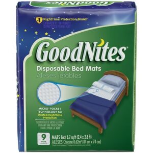 GoodNites Disposable Bed Mats - 9.0 ea