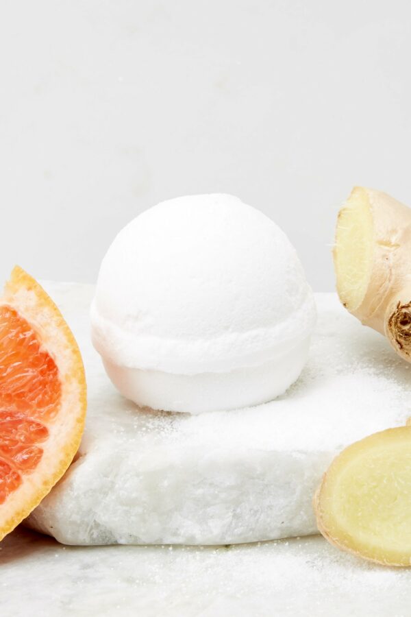 Grapefruit Ginger Essential Oil Bath Bomb