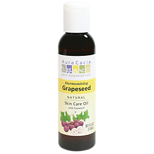 Grapeseed Oil with Vitamin E - Harmonizing Natural Skin Care Oil (4 Fluid Ounces)