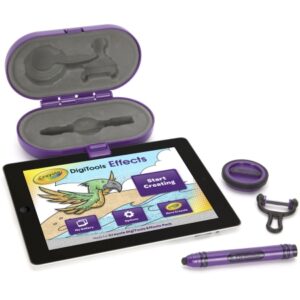 Griffin Crayola DigiTools Effects Pack for Apple iPad (4th Gen), iPad mini, iPad 3, iPad 2, iPad (Purple)