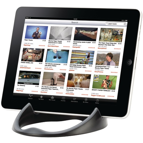 Griffin - Loop Stand for Apple iPad 3, iPad 2, iPad - Black/Gray